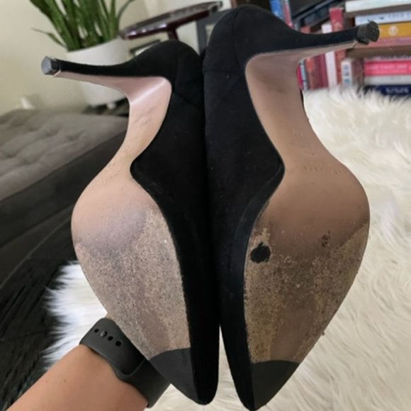 Stunning Pura Lopez Black Suede Pointed Toe Booties – Size 9 (40) - Picture 4 of 6